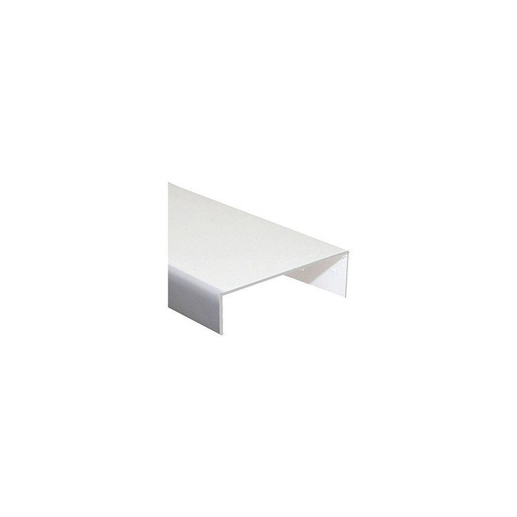 Profil de porte blanc - Largeur 22mm / longueur 2,5m
