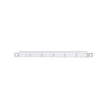 Déflecteur d'air pour façades très exposées en PVC blanc - Longueur 293mm