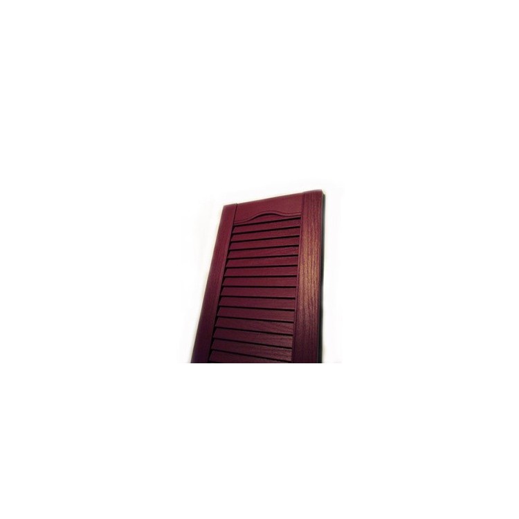 Volet de décoration en PVC 991X305 - Coloris rouge feu (Ral 3000)