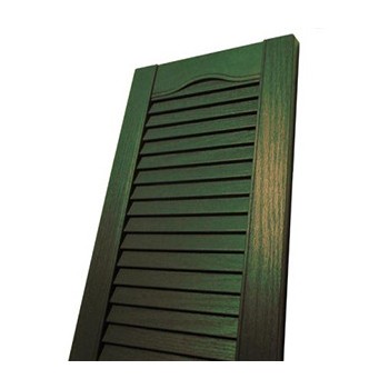 Volet de décoration en PVC 1090X305 - Coloris vert mousse (Ral 6005)