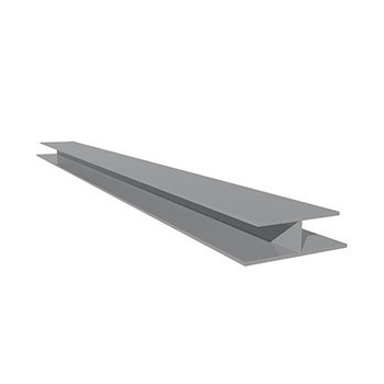 Profil H gris en PVC épaisseur 6mm longueur 2,40m