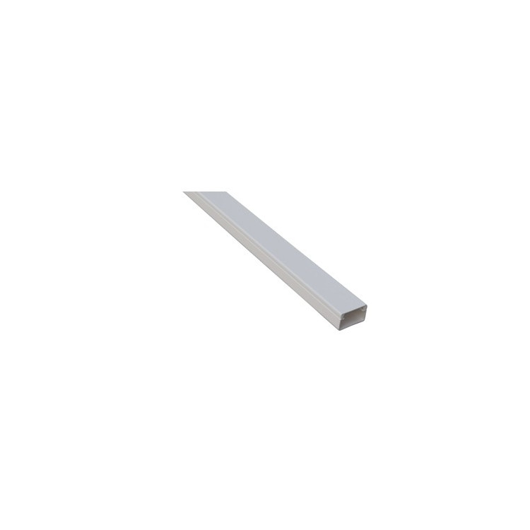 Profil goulotte cache-câble blanc 40x25 - Longueur 3m