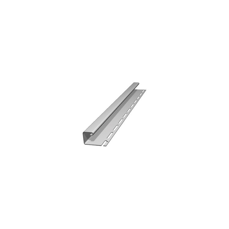 Profilé de finition en J pour fenêtre PVC blanc - Longueur 4,20m