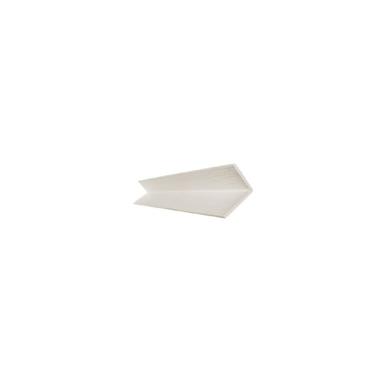 Cornière dentelée blanche pour fenêtre 30x25 - Longueur 6m
