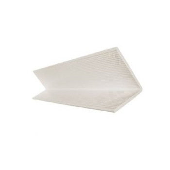 Cornière dentelée blanche pour fenêtre 30x40 - Longueur 6m
