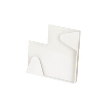 Cache-angle blanc en plastique ABS 30x30